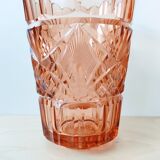 Val Saint Lambert rosaline crystal vase