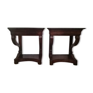 Paire de consoles Restauration