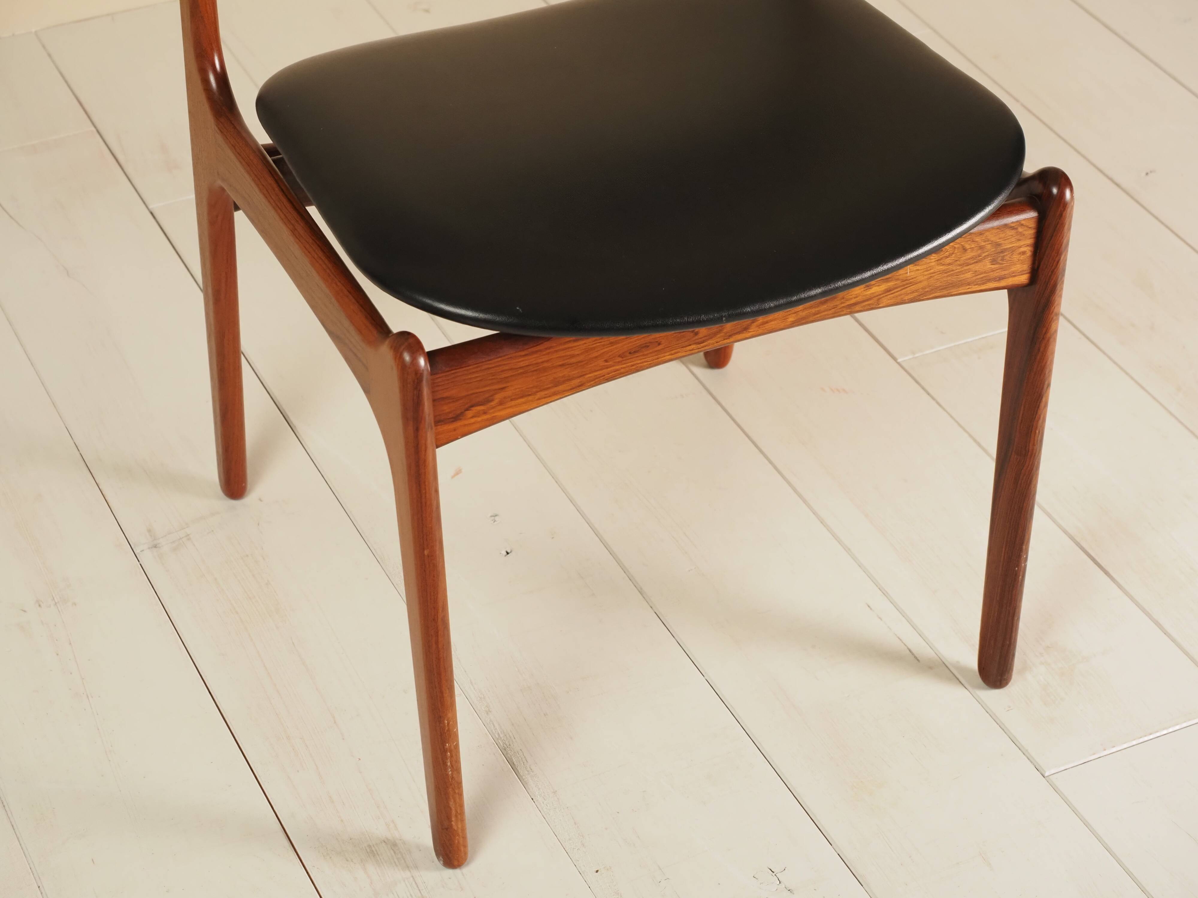 Model 49 dining chairs by Erik Buck for OD Møbler, 1960s
