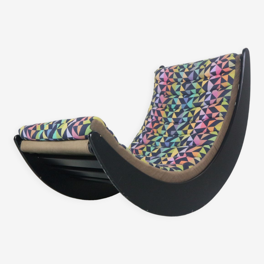 Rocking chair « Relaxer 2 » de Verner Panton par Rosenthal, 1970s | Selency