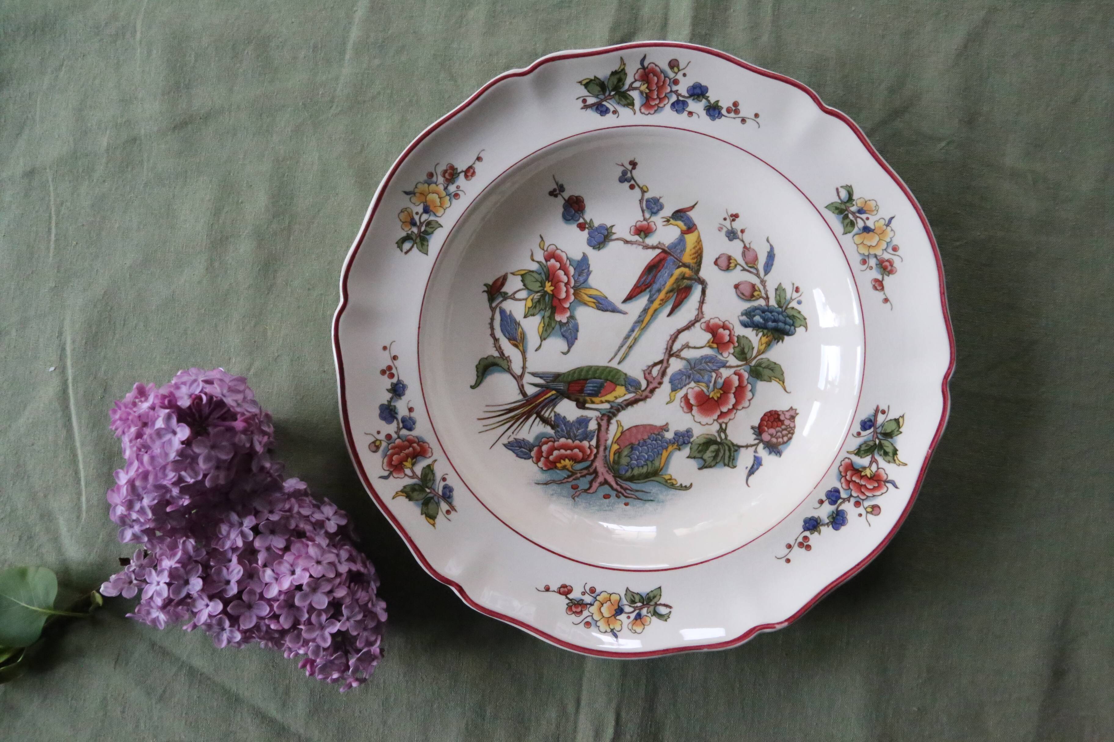 Soup plate, Phoenix service, Villeroy and Boch, vintage