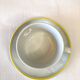 Apilco Bistro Pitcher and Cup Set, Antique White with Yellow and Green Trim