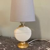 Ivory ceramic lamp base