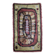 Tapis en laine Rya géométrique suédois, 80x150 cm, années 1900