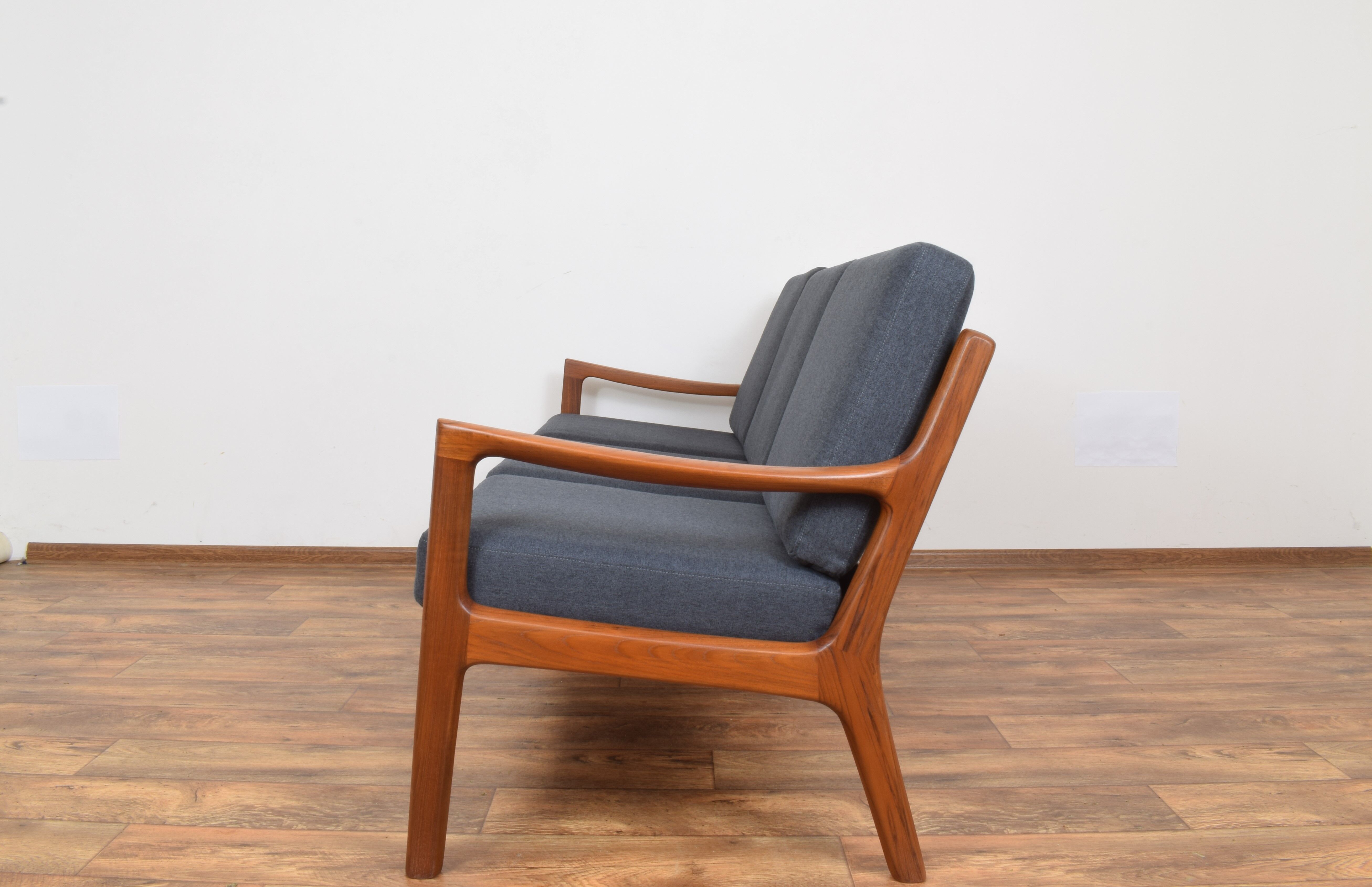 Danish teak Senator sofa by Ole Wanscher for Poul Jeppesens, 1950s