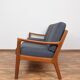 Danish teak Senator sofa by Ole Wanscher for Poul Jeppesens, 1950s