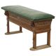 Banc antique en chêne sculpté style Renaissance