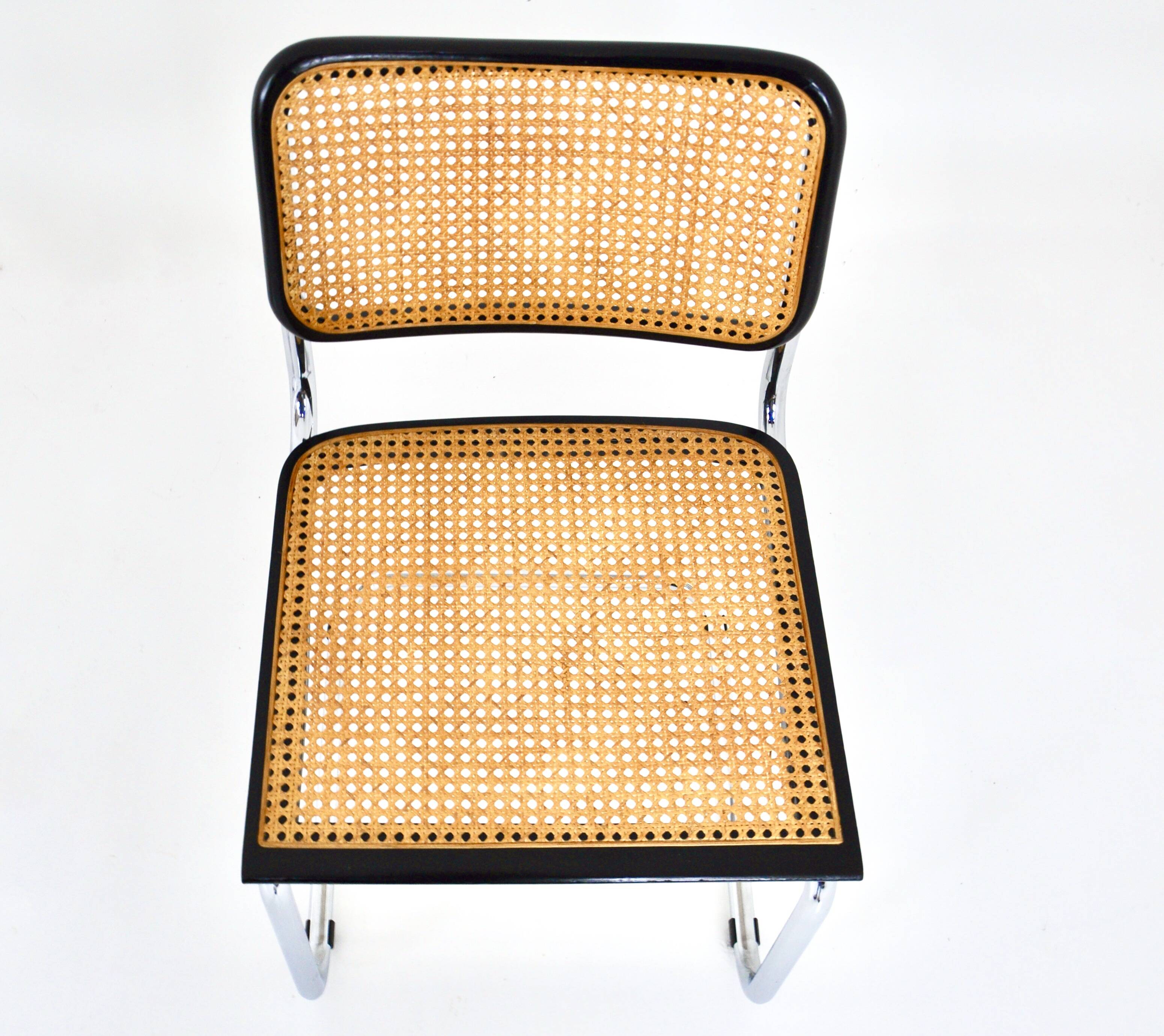 Ensemble de 6 chaises de salle à manger style B32 par Marcel Breuer