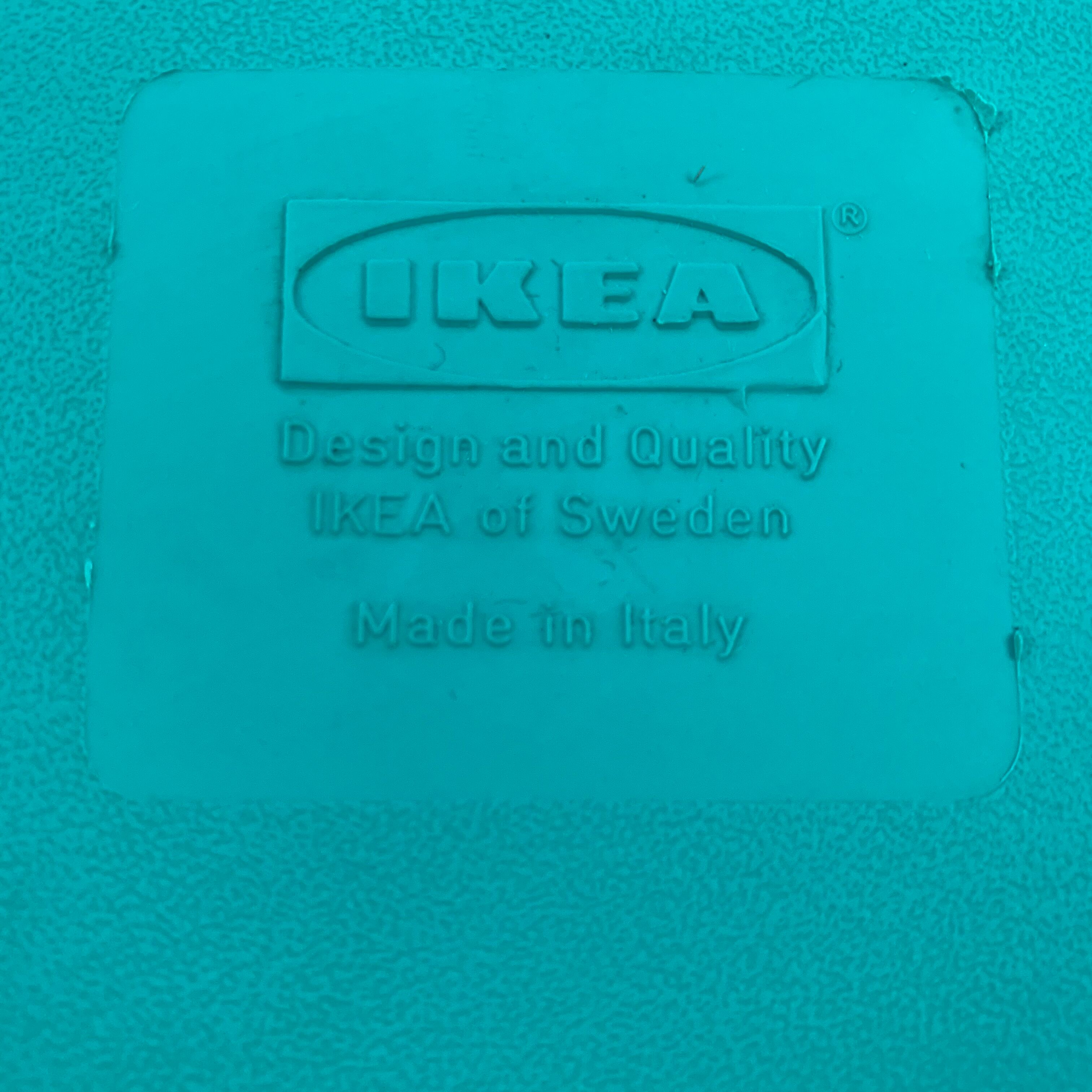 Armchair Niels Gammelgaard model Lips for Ikea blue, green