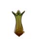 Amber Murano glass vase circa 1960