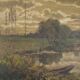 Oil on canvas, signed Cheret – Mid 19th century