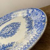 Ancien plat en faïence Sarreguemines