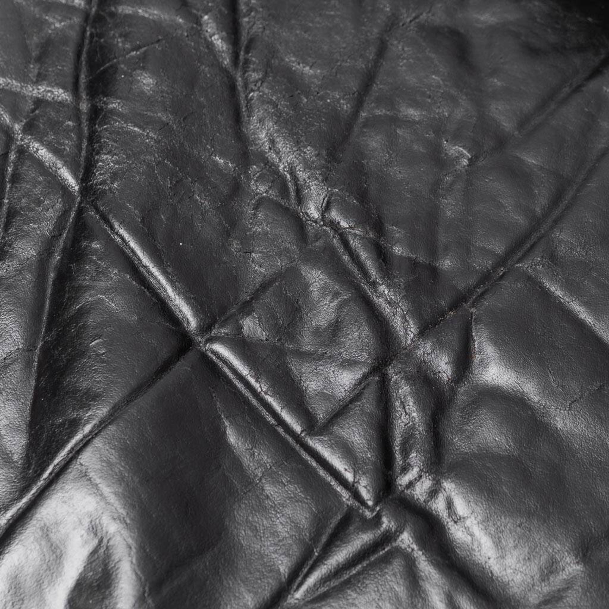 Divano modulare in pelle nera cinova anni ’70 modernariato