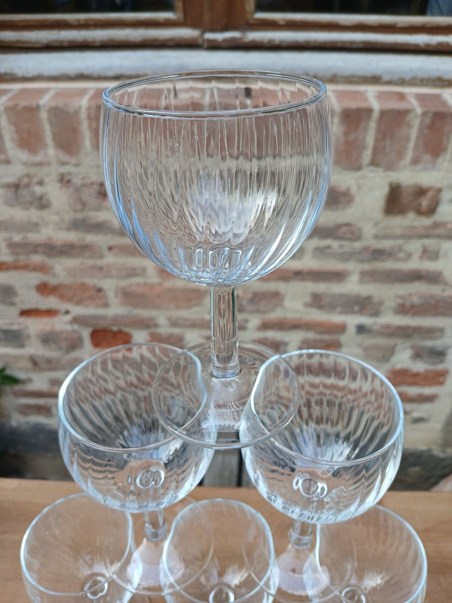 6 verres à vin ballons