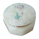 Boîte coffret albâtre et fleur