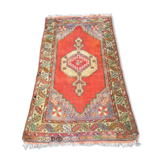 Turkish handmade oriental carpet Kirsehir 205 x 109 cm