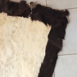 Rectangular cow hide rug 149x84cm