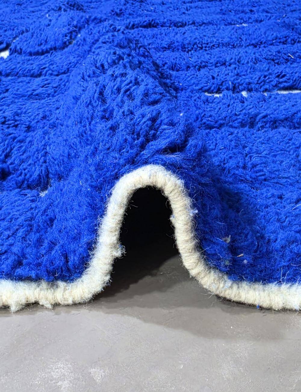 Tapis Bleu Contemporain - 300 x 237 cm