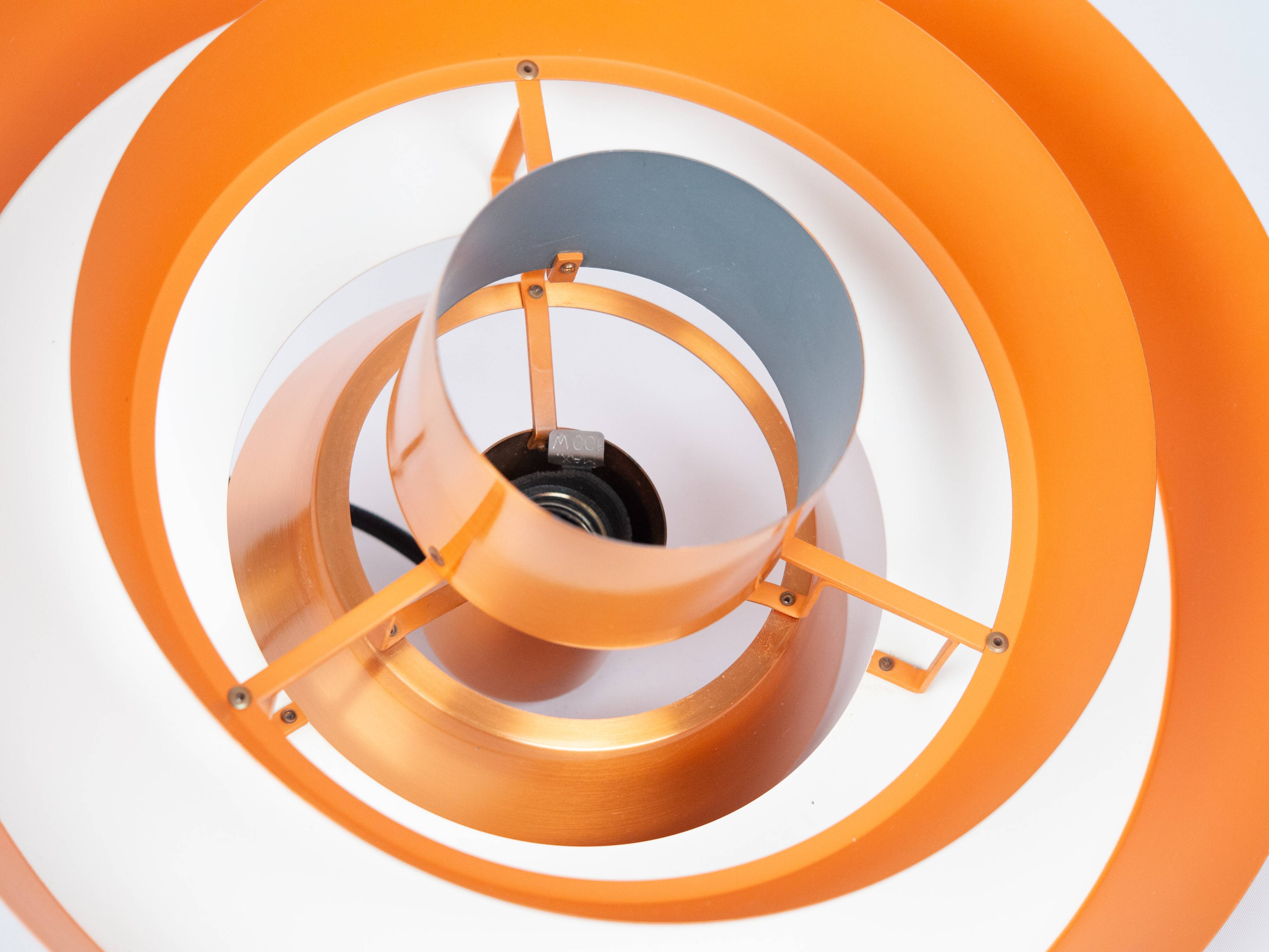 Danish vintage pendant lamp Nova by Jo Hammerborg, Fog og Moruo, 1963