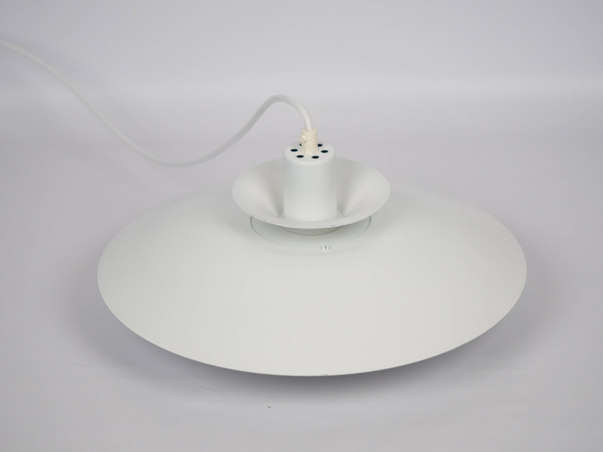 Pair of 2 vintage pendant lamps Volga by Kurt Wiborg, Jeka, 1980s