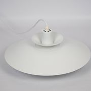 Pair of 2 vintage pendant lamps Volga by Kurt Wiborg, Jeka, 1980s