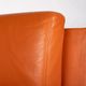 A unique armchair made of genuine leather and designed by the luxury Italian brand Moroso.