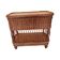 Vintage Wicker Woven Cabinet With Drawer, 90s