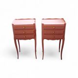 Pair of antique bedside tables