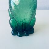 Vintage glass decanter in cat shape