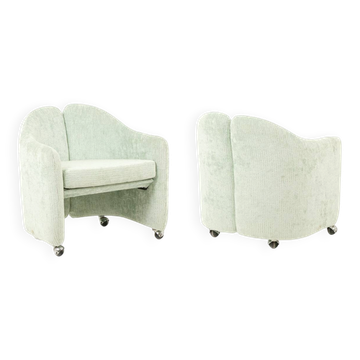 Paire de fauteuils « PS142 » Eugenio Gerli pour Tecno, années 1960.