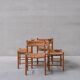 'Dordogne' Mid-Century Rush Dining Chairs