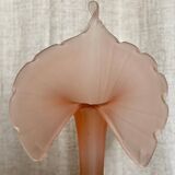 Leonardo vase in pink frosted glass