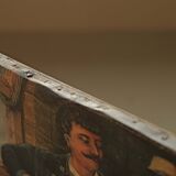 Painting, Bavarian couple, Oil on canvas, 1880