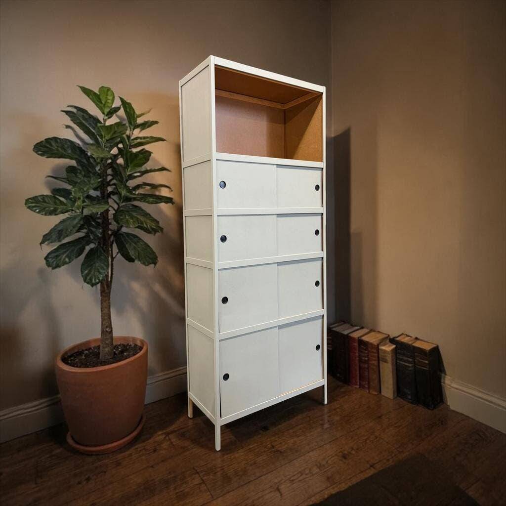 Vintage grey Kewlox wardrobe / shelf