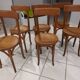 Suite of 6 Chairs by Bistrot Baumann vibtage 1920s