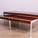 A set of vintage mid-century Merrow Associates coffee nesting tables - Rosewood