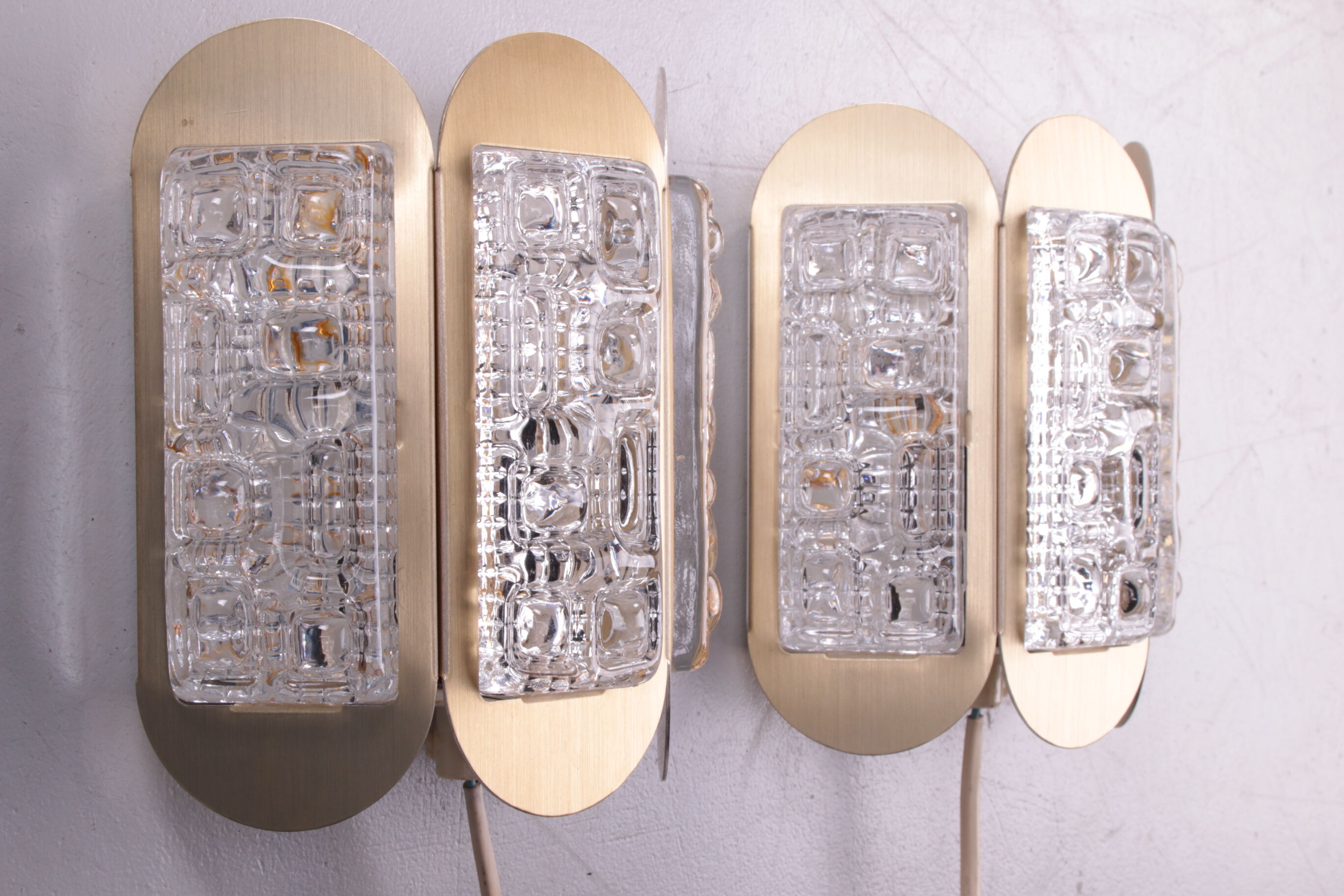 Set of Danish Wall Lamps by Vitrika, 1960s