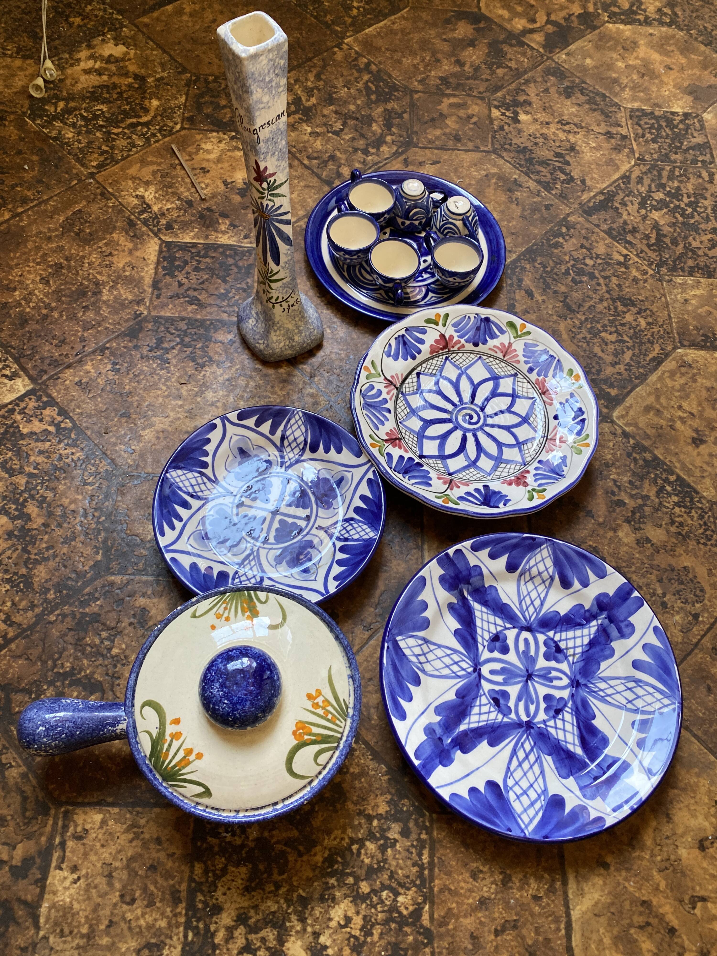 Lot de céramique bretonne