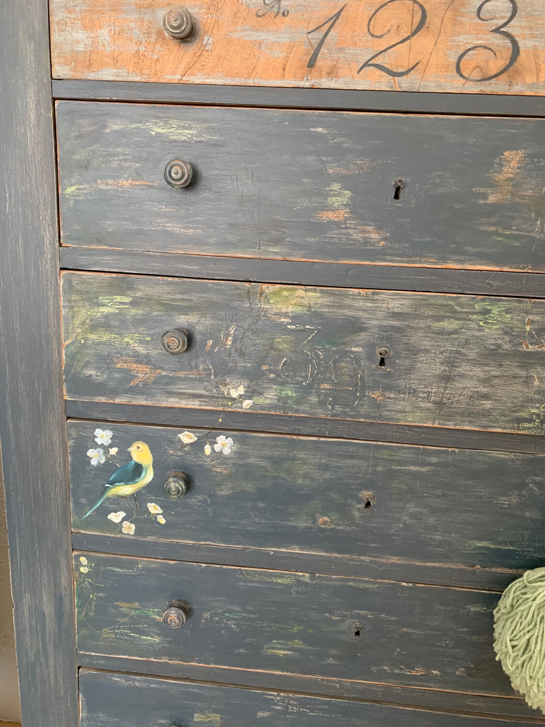 High chest of drawers