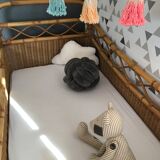 Baby rattan bed