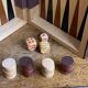 Jeu de backgammon en bois 