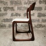 Lot of 4 chairs Baumann sled