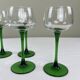 6 verres à pied vert Luminarc 