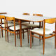 Set of 6 vintage diningchairs by Lübke (Interlübke), Germany 1960s