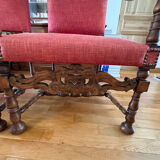 Fauteuils style Louis XIII fabrication  alsacienne XIX eme siècle