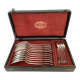 Christofle silver-plated cutlery set in its original case.