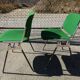 Duo de chaises Castelli DSC106 vert vintage