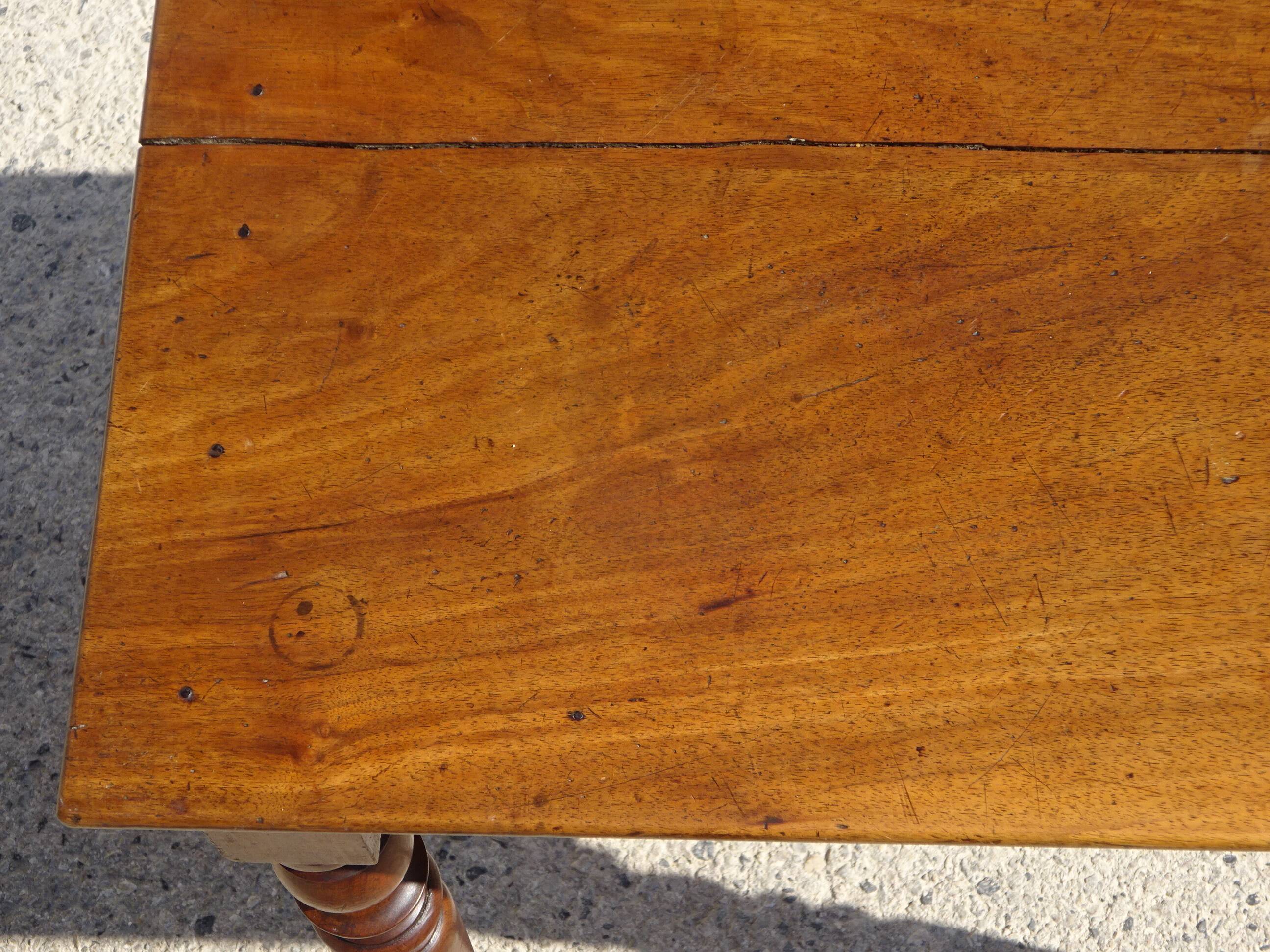 Vintage desk in solid walnut