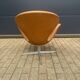 Fritz Hansen Swan Chair 05-‘67 Cognac Camel leather AS NEW