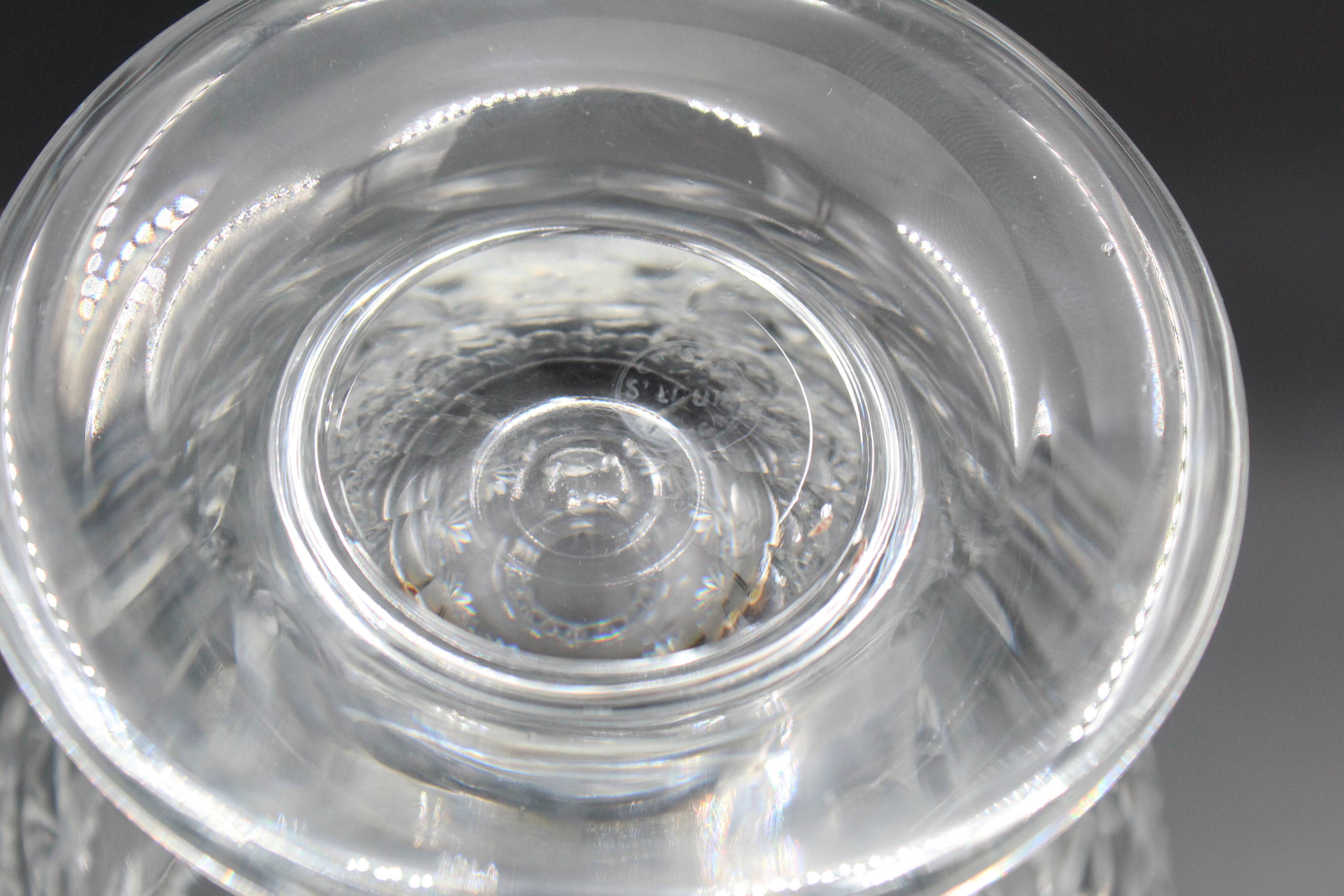 Saint-Louis crystal water jug, Massenet model H= 27 cm